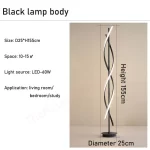 Modern Geometric Line Led Floor Designer Tieyi Vertical Table Living Room Decoration Bedroom Vertical Table Lamp - Image 6