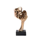Vilead Couple Statue Lover Sculptures Tabletop Shelf Decor Anniversary Wedding Gift Home Interior Contemporary Mantel Bookshelf - Image 12