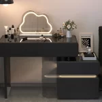 Bedroom Mirror Dressing Table Bedroom Desgin Modern Vanity Table European Salon Designer Service Partitions Hotel Furniture - Image 6
