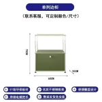 Sideboard Storage Cabinets Modular Combination Metal Frame for Living Room Office Drawers Customizable Large Storage Olive Green - Image 12