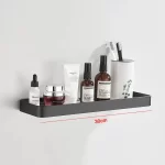 30-50CM Brushed Gold Glass Shelf  Aluminum Bathroom Storage Holder Bath Shower Shelf  Bathroom Shelf Mirror Wall Tray Towel Bar - Image 12