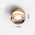 Nordic Led Acrylic Wall Sconce Light for Living Room Aisel Corridor Bedroom Lamp Bathroom Home Decoration Indoor Lighting Round - Image 12
