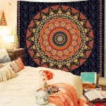 Indian Mandala Wall Hanging Tapestry Psychedelic Bohemian Home Decoration Aesthetic Living Room Background Cloth Beach Yoga Mat - Image 17