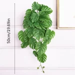 Green Artificial Plants Simulation Wall Hanging Fake Leaf Rattan Real Turtle Rattan Wedding Hotel Party Home Decor Accessori - Image 16