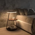 Modern Designer Floor Lamp with Shelf Side Table for Living Room Bedroom Lighting Room Decoration Light Floor Lamp LED