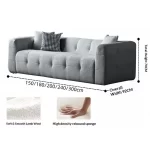 Any Size Custom Compressed Fabric Sofa Hand Tufted Design Integrated Sponge Roll Pack Shipping Multiple Color Living Room Bedroo - Image 10