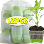 Silicone Plant Grow Pots Nursery Pots Cup Starting Growing Pot Flower Plant Container Vegetable Planter Greenhouse Growing Tools