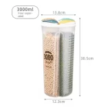 Kitchen Storage Container Large Food Storage Container 360° Rotating Rice Barrels Sealed Cereal Dispenser Rice Tank Grain Box - Image 13