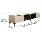 Floor Mount Tv Stand Aesthetic Entertainment Shelf Design Tv Stand Large Organizer Mobili Soggiorno Moderni Home Furniture - Image 5