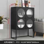 Storage Trendy Living Room Cabinets Small Simple Industrial Design Living Room Cabinets Round Square Woonkamer Kasten Furniture - Image 13