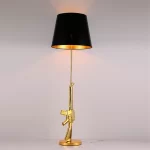 Modern Lounge AK47 Gold Silver 18K Gun Floor Lamps For Living Bed Table Light Home Decor Bedroom Lamp Bedside - Image 3