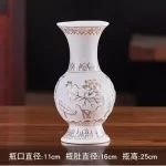 Chinese Creative Relief Ceramic Lotus Buddha Supplies Offering Water Cups, Incense Burners, Vases, Fruit Plates and Ornaments - Image 15