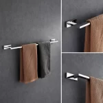 Single Towel Rack 30-80cm Bathroom Towel Holder Hanging Toilet  Clothes Shelf  Wall Mount Kitchen Storage Rail Brass Accessories - Image 2