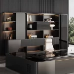 Space Saving Modern Office Desk Storage Executive Computer Office Desk Minimalist Lshaped Escritorio Oficina Office Furniture - Image 6
