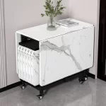 Italian Luxury Dining Tables Modern Foldable Unique Design Dining Tables Waterproof Elegant Muebles De Comedor Furniture Home