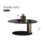 Designer Stainless Coffee Tables European Luxury Round Tea Table Living Room Furniture Italian Tempered Glass Furniture Home - Image 10