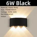 LED Wall Sconce Lamp Indoor Modern Decoration Lamp 85-265V 5W Interior Lighting For Home Stairs Bedside Living Room Wall Light - Image 15
