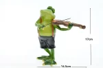 YES 1-2Pcs 3D Craft Resin Creative Thinking Reading Frog Model Figurine Home Office Tabletop Decor Gift Birthday Present - Image 5