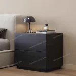 Bedroom Mobile Bedside Table Storage Luxury Drawers Cabinets Librero Wood Nightstand Organizer Criado Mudo Trendy Furniture - Image 2
