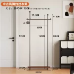 Stylish Minimalist Clothes Racks Drying Storage Modern Japandi Clothes Rack Living Room Design Colgadores De Ropa Room Furniture - Image 11