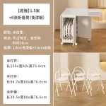 Modern Nordic Dining Tables For 8 People Elegant Design Premium Dining Tables French Glamour Table A Manger Pliante Furniture - Image 10