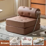 Modern Living Room Sofas Foldable Simple Lazy Sofa Bedroom Comfortable 1-person Sofa Bed Nordic Home Decoration Furniture - Image 10