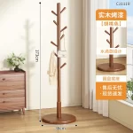 Wooden Floor Rail Coat Racks Corner Shelf Adjustable Garment Coat Racks Hanging Hall Tree Porte Manteau Lounge Suite Furniture - Image 9