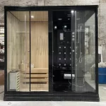Customization.Dry Steam Indoor Steam Infrared Sauna Outdoor Home Sauna Dry Spa Rooms Hammam Shower Steam Cabin Infrared Sauna Ou - Image 5