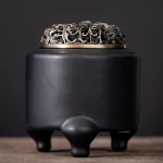 Antique lotus Plug-in style incense burner, Digital electronic temperature regulating Aromatherapy burner, Tea room decorations - Image 7