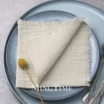 20pcs 32x32cm Cotton Gauze Table Napkins Bohemian Wedding Decor Vintage Western Style Bridal Party Dinner Cloth Accessories - Image 15