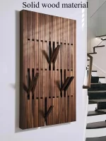 Solid Wood Wall Mounted Coat Racks Clothes Hanging Door Multilayer Coat Racks Hooks Piano Key Clothing Hanger Entrance Bedroom - Image 5