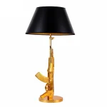 Modern Lounge AK47 Gold Silver 18K Gun Floor Lamps For Living Bed Table Light Home Decor Bedroom Lamp Bedside - Image 11
