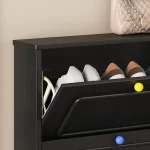 Slim Bedroom Storage Shoe Rack Display Hotel Room Farmhouse Shoe Cabinet Small Office Rangement Chaussures Home Furniture - Image 5