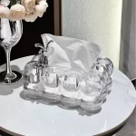 Cloud Design Tissue Box Cover, Home Tissue Boxes,High-End Paper Towel Holder for Living Room Coffee Table,Tabletop Decor - Image 9