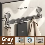 Suction Cup Door Hooks With Strong Adhesive No Drilling Required High Load-Bearing Capacity Storage Rack Hooks Coat Racks - Image 9