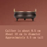 Creative Pure Copper Incense Burner For Buddha, Retro Home Indoor Tea Room Crafts Decor, Aromatherapy Burner, 1Pc - Image 11