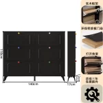 Slim Bedroom Storage Shoe Rack Display Hotel Room Farmhouse Shoe Cabinet Small Office Rangement Chaussures Home Furniture - Image 41