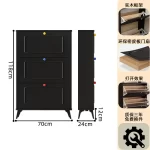 Slim Bedroom Storage Shoe Rack Display Hotel Room Farmhouse Shoe Cabinet Small Office Rangement Chaussures Home Furniture - Image 15