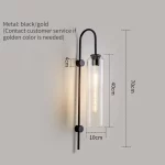Modern Glass Led Wall Sconce Light Fixture Luminaire Bedroom Living Room Decoration Lamp Lighting Indoor Nordic Bedside Bathroom - Image 9