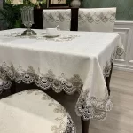 Tablecloth Rectangle Luxury Embroidery Lace Round Table Cover Flower Elegant Table JuppeTable Dining Cloth Table Flag Towels - Image 10