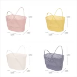 Swimming Bathing Handle Basket Student Bathing Basket Toilet Storage Hoppet Large Capacity Bathroom Storage Baskets Bath Basket - Image 11