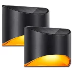 Solar LED Light Outdoor Wall Lamp IP65 Waterproof Solar Powered Sconce Lights for Garden Fence Stair Step Patio Yard Decoration - Image 7