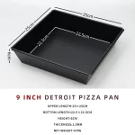 6~10 inch Detroit Style Pizza Pan Deep Dish Pizza Pan, Pizza Pan, Square Baking Pan, Bakeware Kitchenware, Aluminum - Image 26