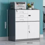 3/4/5 Drawer Office Filing Cabinet Lock Dividers Storage Filing Cabinets Living Room Organizer Cabinet Kitchen Home Furniture - Image 14