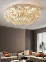 Crystal Rectangle Big Ceiling Lights LED Ceiling Chandelier Living Room Led Lamparas Para Techo Lighting for Lustre Home Decor - Image 3