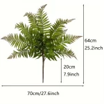 Large Artificial Plants Large Wall Hanging Fern Leaves Vines Boston Fern Bunch Persian Leaves Bunch Fake Green Plants Fake Leav - Image 10
