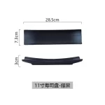 11 inch Japanese style sushi plate ceramic creative rectangular plate dim sum plate personalized retro tableware plating - Image 10