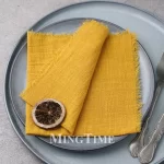 20pcs 32x32cm Cotton Gauze Table Napkins Bohemian Wedding Decor Vintage Western Style Bridal Party Dinner Cloth Accessories - Image 8