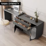 Modern Dresser Bedroom Simple Modern Corner Integrated Dressing Table Small Household Light Luxury Dressing Table - Image 5