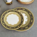 Vintage Ceramic Dinner Plate 8 Inch 10 Inch Creative Bone China Western Steak Dessert Salah Plate Kitchen Party Gift Box Set - Image 2
